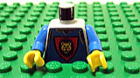 LEGO　レゴ　パーツ　ミニフィグ　ボディ　ライオンナイト青