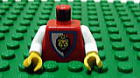 LEGO　レゴ　パーツ　ミニフィグ　ボディ　ライオンナイト赤
