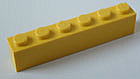 LEGO　レゴ　ブロック１ｘ６黄色