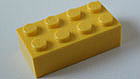 LEGO　レゴ　ブロック２x４黄色