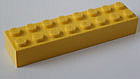 LEGO　レゴ　ブロック　２x８黄色