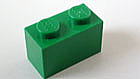 LEGO　パーツ　ブロック　１ｘ２緑