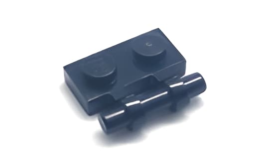 レゴ LEGO パーツ プレート アイテムNo:2540 プレート黒 1x2サイドバー