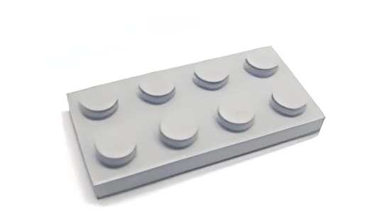 レゴ LEGO パーツ プレート アイテムNo:3020 プレート/旧ライトグレー/2ｘ4