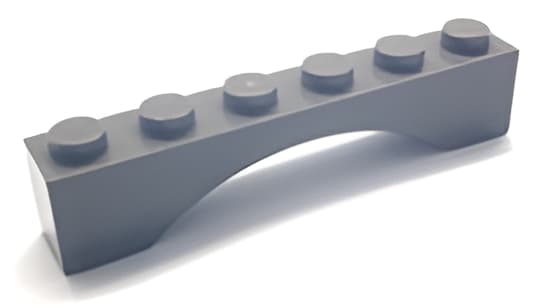 ���S(LEGO) �p�[�c �A�C�e��No:3455 �A�[�`1x6�i���_�[�N�O���[�j