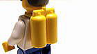 LEGO　レゴ　ミニフィグ用アクセサリー　酸素ボンベ/黄色