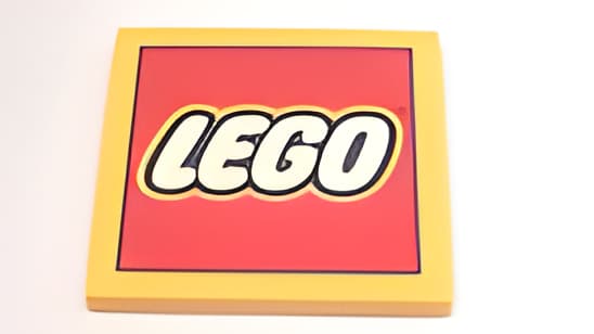 レゴ LEGO パーツ 部品 プリント アイテムNo:1751pb015 タイル4x4/LEGO/黄色