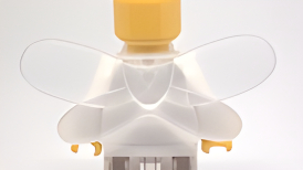 LEGO　レゴ　パーツ　ミニフィグ用ボディウエアー　昆虫の羽　トランスクリアー　10183