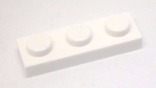 レゴ LEGO パーツ プレート アイテムNo:3623 プレート/白/1ｘ3