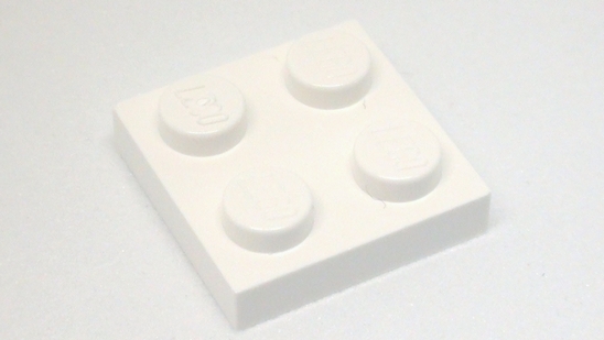 レゴ LEGO パーツ プレート アイテムNo:3022 プレート/白/2ｘ2