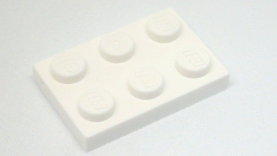 レゴ LEGO パーツ プレート アイテムNo:3021 プレート/白/2ｘ3