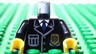 LEGO　レゴ　パーツ　ミニフィグ　ボディ　警察青ネクタイ