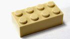 LEGO　レゴ　ブロック　2ｘ4　タン