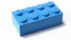 LEGO　レゴ　ブロック　2ｘ4　ミディアムブルー