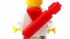 LEGO　レゴ　ミニフィグ用アクセサリー　弓ソケット　赤