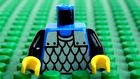LEGO　レゴ　パーツ　ミニフィグ　ボディ　チェーンメイル青