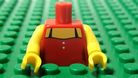 LEGO　レゴ　パーツ　ミニフィグ　ボディ　黄色ボタン
