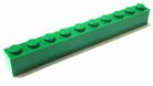LEGO　パーツ　ブロック　1ｘ10緑