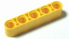 LEGO　レゴパーツ　テクニック　リフトアーム　1ｘ5　黄色
