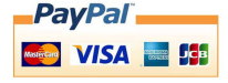 クレジットカードのご利用はPAYPAL経由でご利用いただけます。