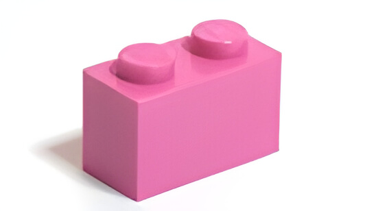 ���S(LEGO) �p�[�c �A�C�e��No:3004 �u���b�N 1��2 �_�[�N�s���N