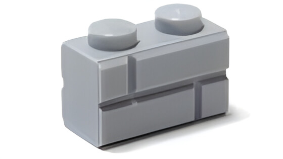 ���S(LEGO) �p�[�c �A�C�e��No:98283 �����K�u���b�N 1��2 �V���C�g�O���[