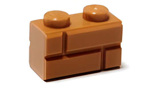 ���S(LEGO) �p�[�c �A�C�e��No:98283 �����K�u���b�N 1��2 �~�f�B�A���k�K�[