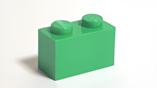 ���S(LEGO) �p�[�c �A�C�e��No:3004 �u���b�N 1��2 �u���C�g�O���[��