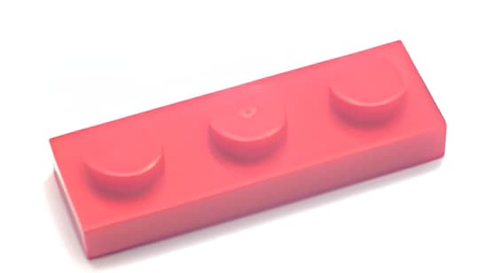 レゴ LEGO パーツ プレート アイテムNo:3623 プレート/赤/1ｘ3