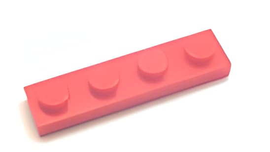 レゴ LEGO パーツ プレート アイテムNo:3710 プレート/赤/1ｘ4