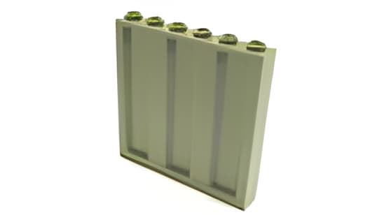 レゴ LEGO パーツ パネル アイテムNo:23405 パネル1ｘ6ｘ5/波型/オリーブ