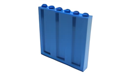 レゴ LEGO パーツ パネル アイテムNo:23405 パネル1ｘ6ｘ5/波型/青