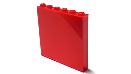 レゴ LEGO パーツ パネル アイテムNo:59349 パネル1ｘ6ｘ5/赤