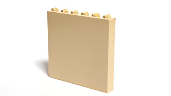 レゴ LEGO パーツ パネル アイテムNo:59349 パネル1ｘ6ｘ5/タン