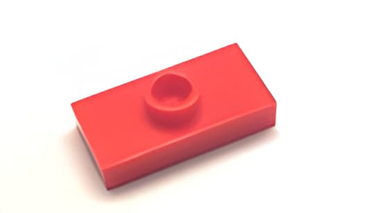 レゴ LEGO パーツ プレート アイテムNo:4794a プレート/赤/1ｘ2中央ポッチ