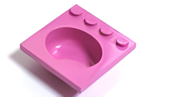 ���S(LEGO) �p�[�c �A�C�e��No�F6195  �V���N ������ 4��4 �_�[�N�s���N