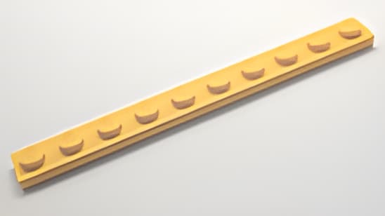 レゴ LEGO パーツ プレート アイテムNo:4477 プレート/黄色/1ｘ10