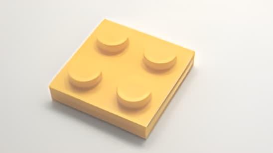 レゴ LEGO パーツ プレート アイテムNo:3022 プレート/黄色/2ｘ2
