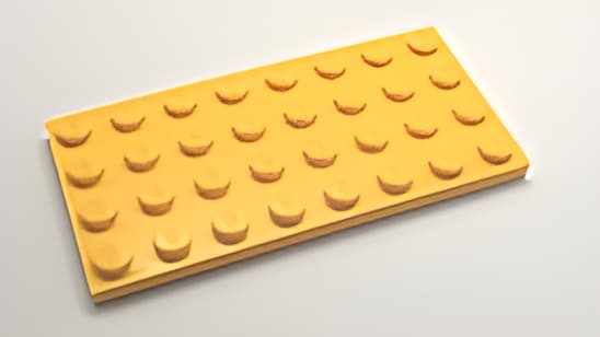 レゴ LEGO パーツ プレート アイテムNo:3035 プレート/黄色/4ｘ8