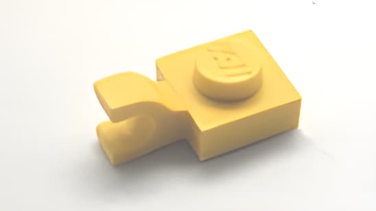 レゴ LEGO パーツ プレート アイテムNo:6019 プレート/黄色/1ｘ1水平クリップ