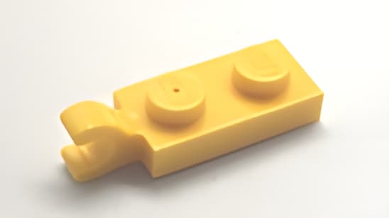 レゴ LEGO パーツ プレート アイテムNo:63868 プレート/黄色/1ｘ2水平クリップ