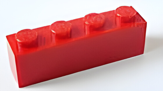 レゴ(LEGO) パーツ アイテムNo:3010 ブロック　1ｘ4  赤