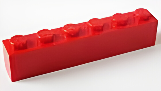 レゴ(LEGO) パーツ アイテムNo:3009 ブロック　1ｘ6  赤