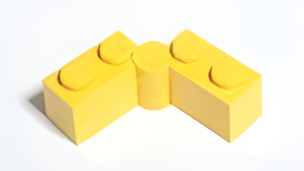  ���S(LEGO) �p�[�c �A�C�e��No�F3830c01 �q���W �u���b�N 1��2+1��2 ���F 