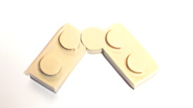  ���S(LEGO) �p�[�c �A�C�e��No�F2429c01 �q���W �v���[�g 1��2+1��2 �^��