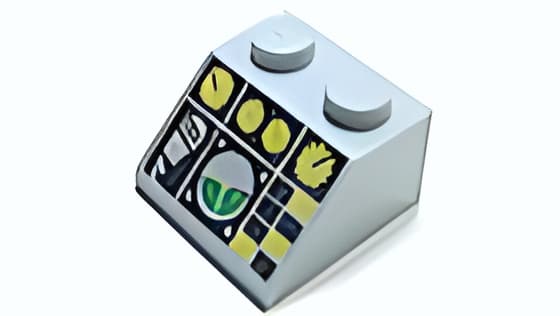 レゴ LEGO パーツ 部品 プリント アイテムNo:3039pc5 45度/2ｘ2/飛行機メーター/旧ライトグレー