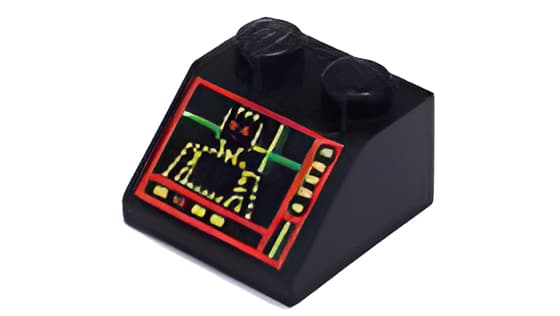 レゴ LEGO パーツ 部品 プリント アイテムNo:3039pb002 45度/2ｘ2/スパイラウス・ドロイド/