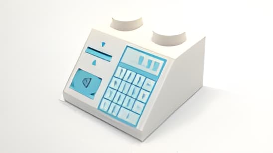 レゴ LEGO パーツ 部品 プリント アイテムNo:3039pb139 45度/2ｘ2/タッチ決済とカードスロット柄のレジスター/白