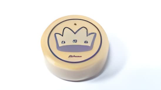 レゴ LEGO パーツ 部品 プリント アイテムNo:98138pb260 タイル/ラウンド1ｘ1/王冠柄/パールゴールド