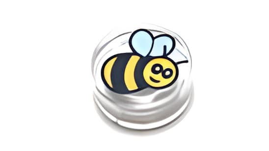 レゴ LEGO パーツ 部品 プリント アイテムNo:98138pb186 タイル/ラウンド/1ｘ1/ミツバチ/トランスクリアー